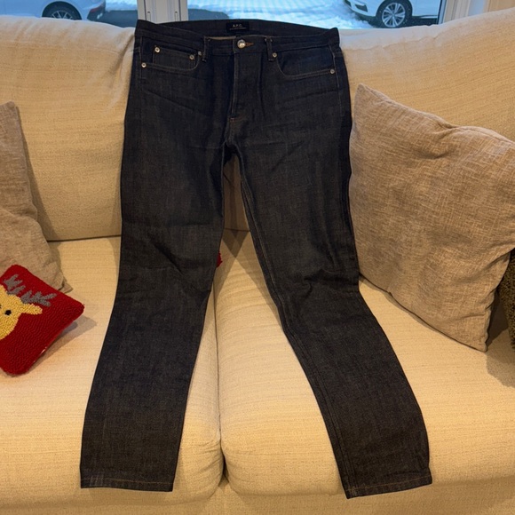 A.P.C. Men's Deep Indigo Slim Jeans